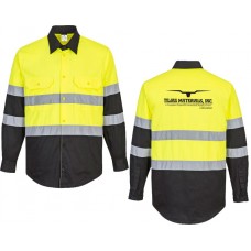 ANSI High Visibility Long Sleeve Button Down GE066 ANSI High Visibility Long Sleeve Button Down GE066