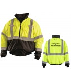 Water Proof, 3-Way, Hiviz Bomber Jacket GBOMJKT3
